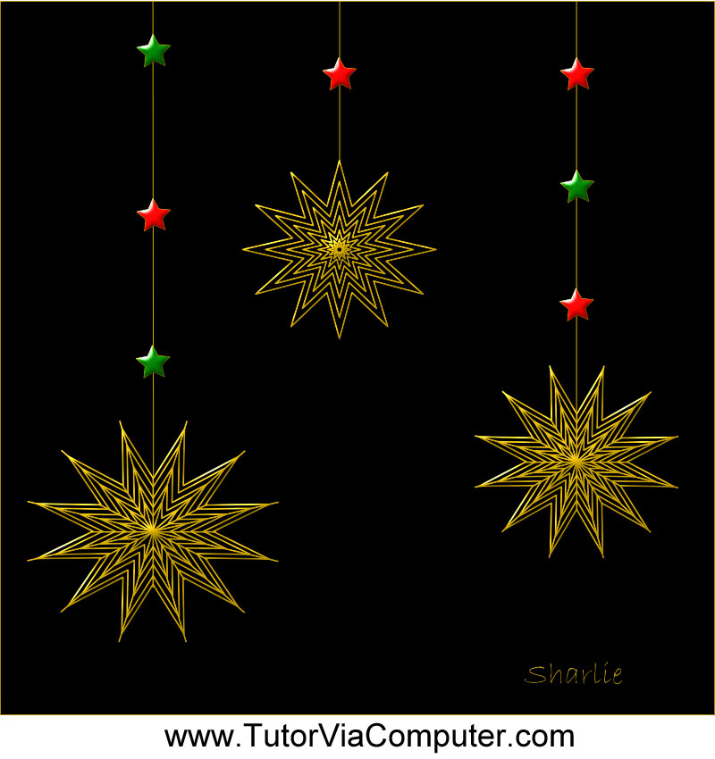 Zentangle of a Christmas Star